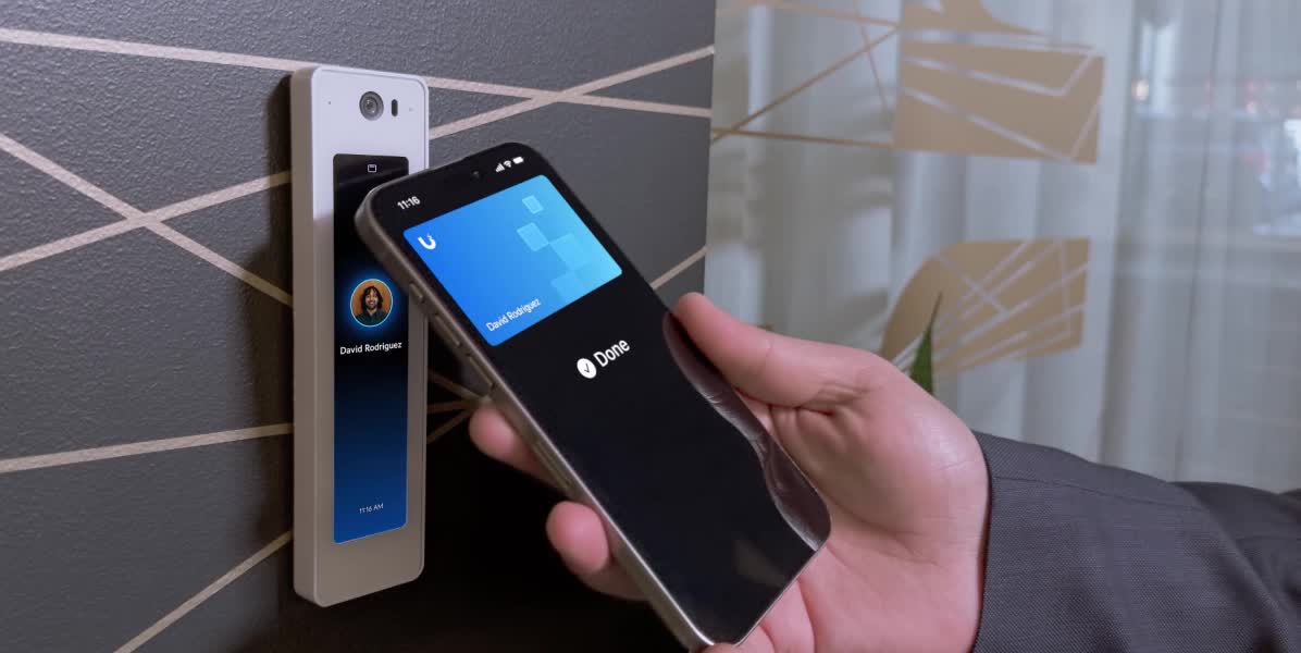 Unifi Access adgangskontroll fra Ubiquiti for minilager